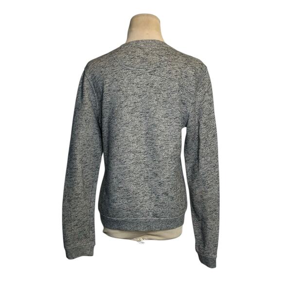 KENZO Grey Blue Tiger Logo Embroidery Crew Neck Sweatshirt Size Large - Picture 2 of 16